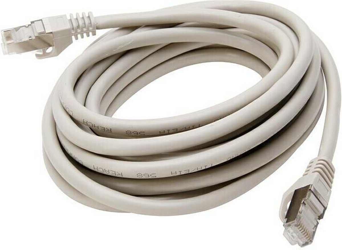 Verbindingssnoer - CAT7 UTP grijs - 5m