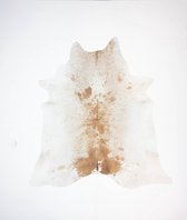 KOELAP Koeienhuid Vloerkleed - Bruinwit Gevlekt - 190 x 205 cm - 1003800