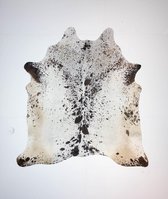 KOELAP Koeienhuid Vloerkleed - Bruinwit Gevlekt Salt & Pepper - 195 x 210 cm - 1004014