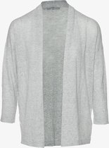 Jazlyn linnen dames vest - Grijs - Maat 3XL