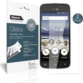 dipos I 2x Pantserfolie helder compatibel met Doro 8040 Beschermfolie 9H screen-protector