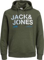 JACK&JONES JCOPOKY SWEAT HOOD Heren Trui - Maat S