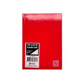 Notitieboek A6 met harde kaft - Rood Hoogglans - Gratis Verzonden