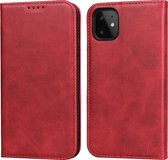 Bookcase Apple iPhone 8 | iPhone 7 | iPhone SE2020 | Hoogwaardig PU Leren Hoesje | Luxe Uitstraling | Telefoonhoesje | Portemonnee | Rood