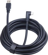 Oculus Link kabel, 5 m, USB A naar Usb C kabel, hoge snelheid gegevensoverdracht en snel opladen USB C-kabel, compatibel voor Quest1/Quest2 headset en gaming PC