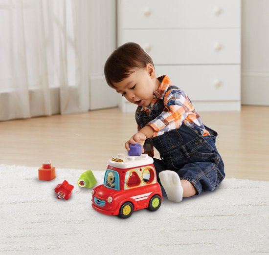 VTech Baby Vrolijke Vormenauto - Educatieve Speelgoed Auto - Activity Center - 1 tot 3 Jaar van Vtech — afbeelding 4