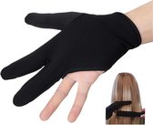 Hittebestendige Open Handschoen - Krultang Styling Haaraccessoires - zwart - 1 stuks