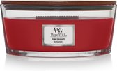 WoodWick Heartwick Flame Ellipse Geurkaars -  Pomegranate