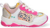 Bunnies JR Charlie Chunky Meisjes Lage Sneakers - Roze/Multi - Leer - Veters