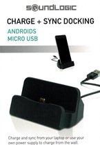 Soundlogic - Oplaad en synchroniseer station - Android - Micro USB - Zwart