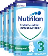 Nutrilon Opvolgmelk 3 - Flesvoeding vanaf 10 maanden 4 x 800 gram