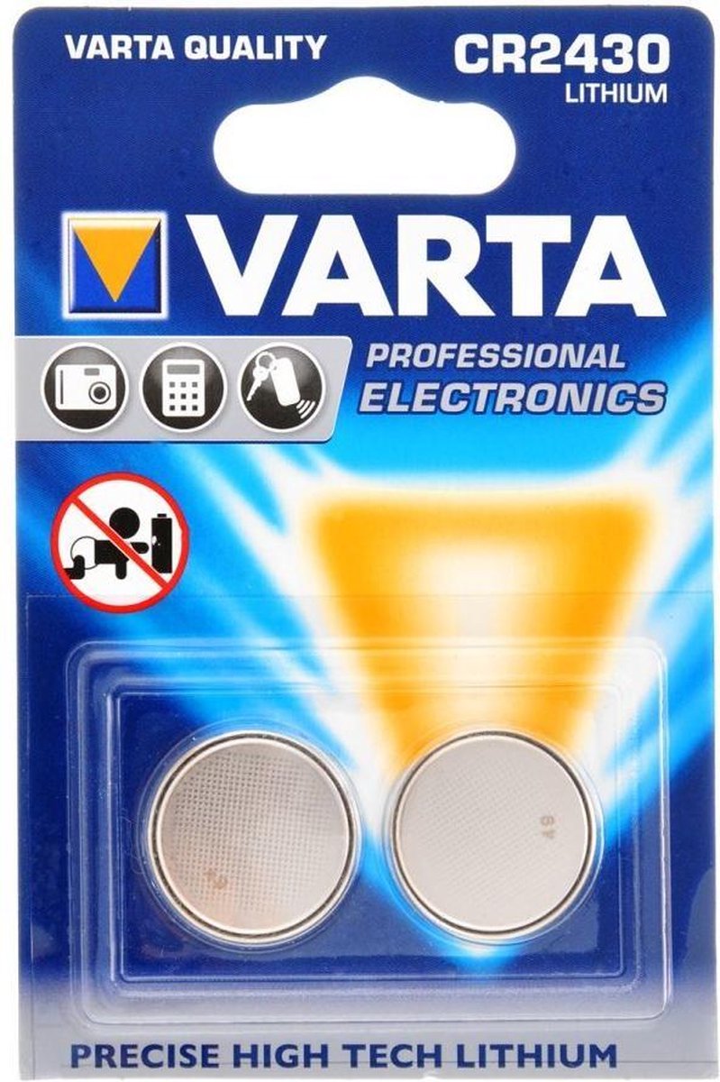 Varta CR2430 Lithium Knoopcelbatterijen 2 Stuks - Speelgoed - Batterijen/Laders/Accus