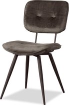 Sense' Living Adam Taupe - Eetkamerstoelen - Velvet - Schoolstoelen - Robuust & Comfortabel