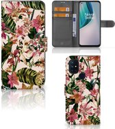 GSM Hoesje OnePlus Nord N10 Fotohoesje ontwerpen Flowers