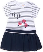 Babybol Blauwe Zomer Jurk Love - 80