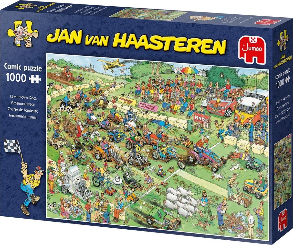 Jan van Haasteren Grasmaaierrace puzzel - 1000 stukjes | bol.com