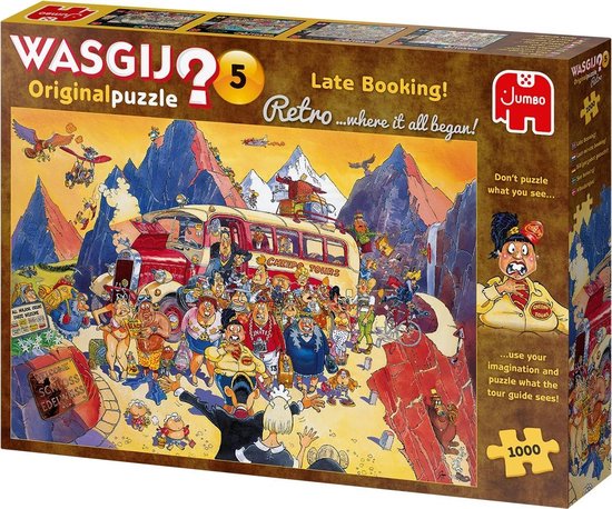 Wasgij Retro Original 5 Last-minute Boeking! puzzel - 1000 stukjes - Wasgij
