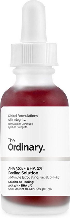 The Ordinary Exfoliant - Peeling - AHA 30% - BHA 2% - Vitamine B5 - Serum - 30 ml