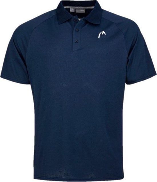HEAD Perf Polo II Shirt Heren Tennisshirt Blauw