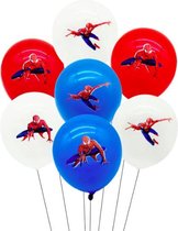 ProductGoods - 10x Spiderman Ballonnen Verjaardag  -Verjaardag Kinderen - Ballonnen - Ballonnen Verjaardag - Spiderman - Kinderfeestje