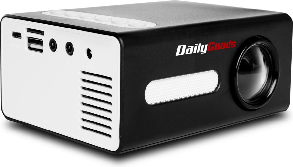 Dailygoods Mini Beamer - Mini Projector - 320x240 - Thuis Bioscoop -  Makkelijke bediening | bol.com