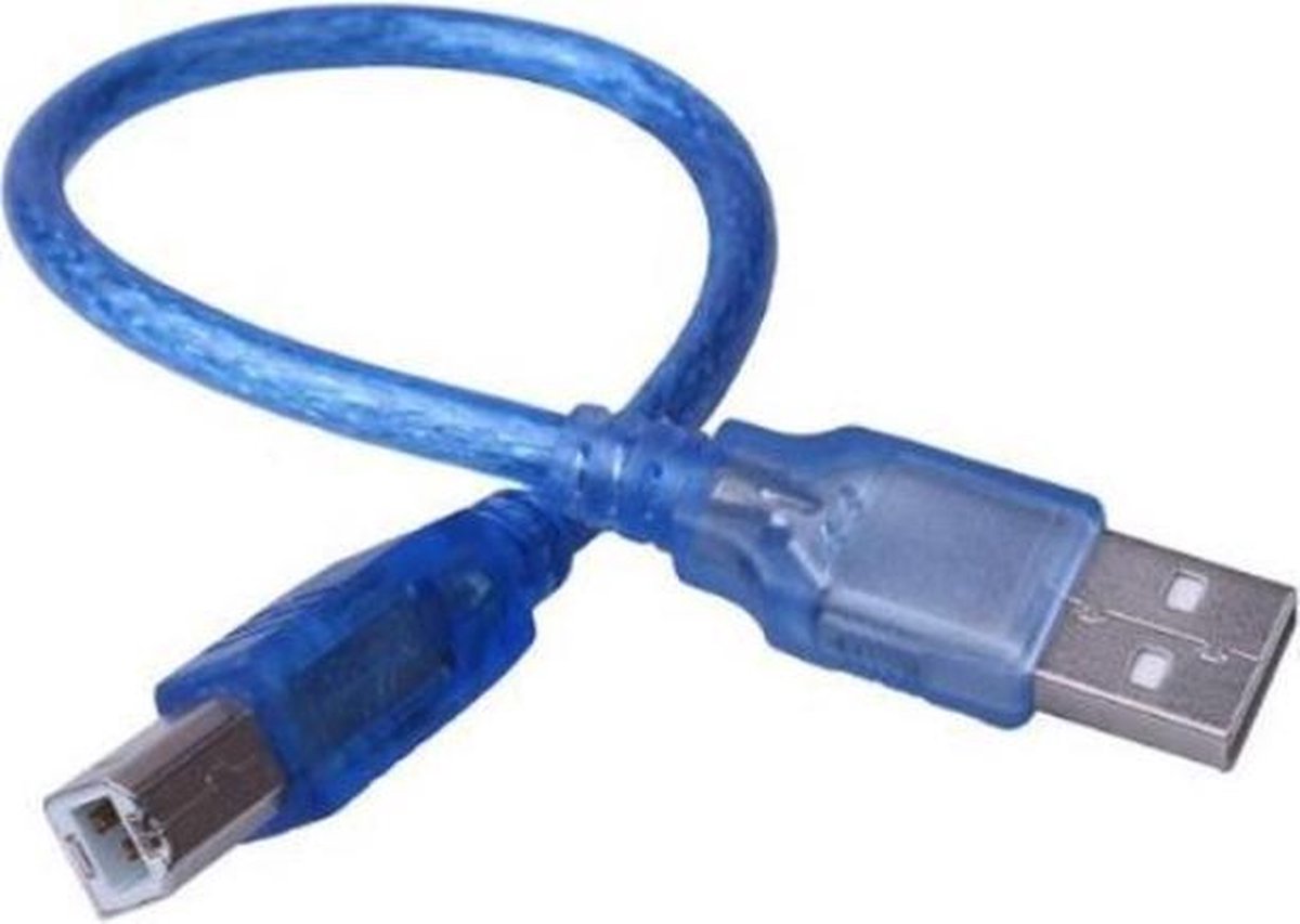 WiseGoods - Premium Printerkabel USB - Kabel voor Printer - USB A naar USB B Voedingskabel - 5 Meter - Blauw