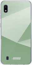 Samsung Galaxy A10 Hoesje Transparant TPU Case - Fresh Geometric #ffffff