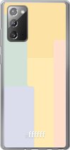 Samsung Galaxy Note 20 Hoesje Transparant TPU Case - Springtime Palette #ffffff