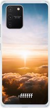 Samsung Galaxy S10 Lite Hoesje Transparant TPU Case - Cloud Sunset #ffffff