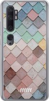 Xiaomi Mi Note 10 Hoesje Transparant TPU Case - Colour Tiles #ffffff