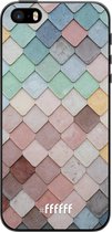 iPhone 5 Hoesje TPU Case - Colour Tiles #ffffff