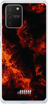 Samsung Galaxy S10 Lite Hoesje Transparant TPU Case - Hot Hot Hot #ffffff