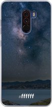 Xiaomi Pocophone F1 Hoesje Transparant TPU Case - Landscape Milky Way #ffffff