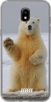 Samsung Galaxy J5 (2017) Hoesje Transparant TPU Case - Polar Bear #ffffff