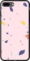 iPhone 7 Plus Hoesje TPU Case - Terrazzo N°8 #ffffff