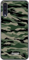 Samsung Galaxy A30s Hoesje Transparant TPU Case - Woodland Camouflage #ffffff