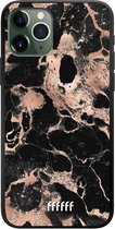 iPhone 11 Pro Hoesje TPU Case - Rose Gold Marble #ffffff