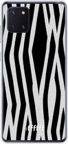 Samsung Galaxy Note 10 Lite Hoesje Transparant TPU Case - Zebra Print #ffffff