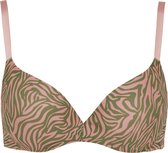 Sapph Comfort Light Pu Bra Dames Zebra Print-75D