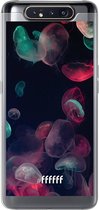 Samsung Galaxy A80 Hoesje Transparant TPU Case - Jellyfish Bloom #ffffff