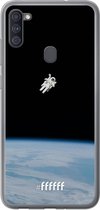 Samsung Galaxy A11 Hoesje Transparant TPU Case - Spacewalk #ffffff