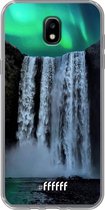 Samsung Galaxy J5 (2017) Hoesje Transparant TPU Case - Waterfall Polar Lights #ffffff