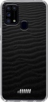 Samsung Galaxy M31 Hoesje Transparant TPU Case - Black Beach #ffffff