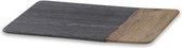 Marmeren Serveerplank - BWARI - Mangohout & Grijs Marmer - Small (2 x 23.5 x 16.5 cm)