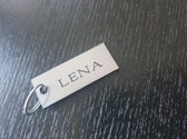 3 gepersonaliseerde sleutelhangers met naam