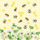 Ambiente - Servetten - 33 x 33 cm - Bees Joy - Voorjaar
