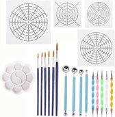 Levay® Mandala Dotting Toolset (20 delig) - Mandala Kunst - Hobby Tools