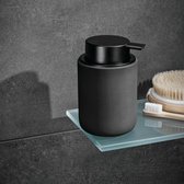 Lucy's Living luxe zeepdispenser MAT Zwart - Ø8 x H13 cm - Toilet – badkamer – keuken – woning - keramiek