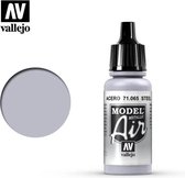 Vallejo 71065 Model Air Steel - Acryl Verf flesje