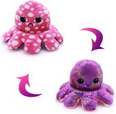 Octopus Knuffel Mood - Baby Knuffel - Squishy - Mood Knuffel - Emotie knuffel - 20 cm - Roze/Paars